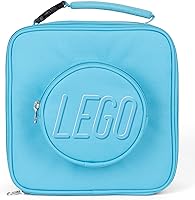 Vista 71 de LEGO Lunch Bag, Durable and Insulated, with Mesh Pouch and Zip Compartment, Perfect for On-the-Go Meals, Blue