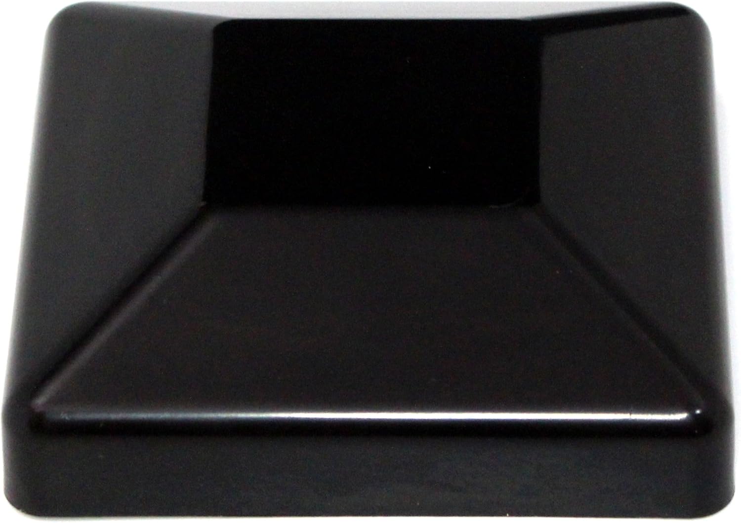 JSP Manufacturing Plastic New Fence Post Black Caps 4X4 (3 5/8") Pressure Treated Wood Made in USA MULITPACK Wholesale Bulk (50)