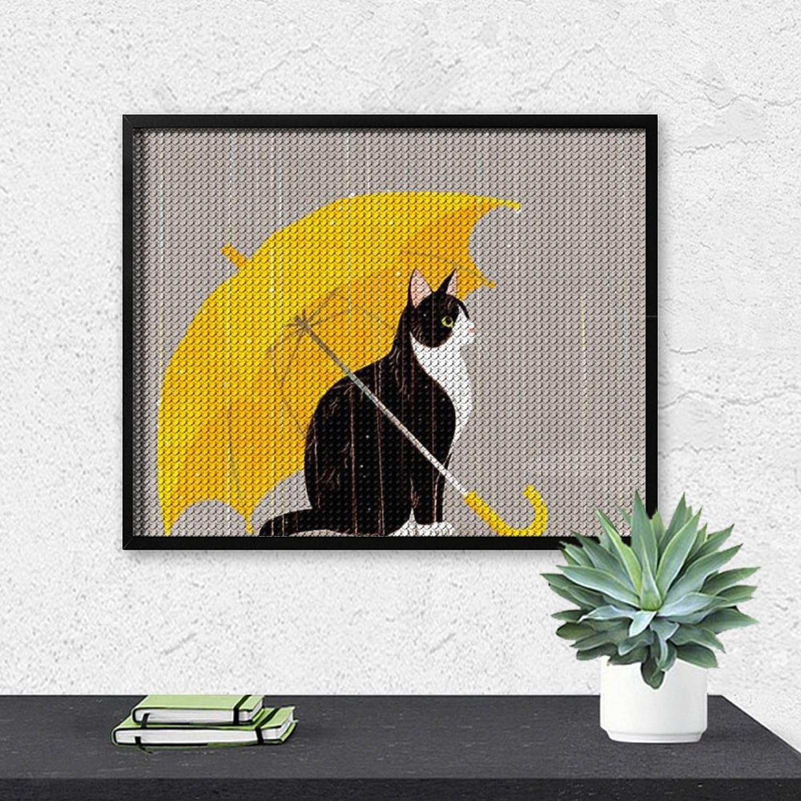 Amazon.co.jp: ダイヤモンドアート 八割れ猫ちゃん ハチワレ猫 ねこ 猫