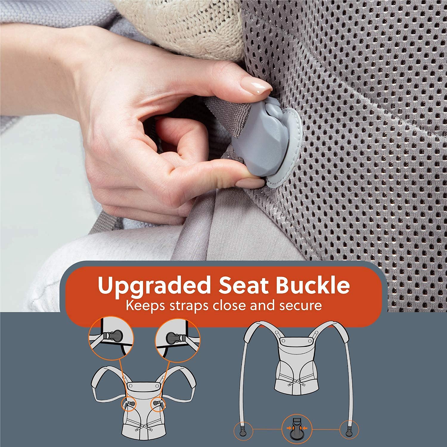 Bbpark Mesh Baby Carrier Newborn to Toddler, Facingin and FacingOut