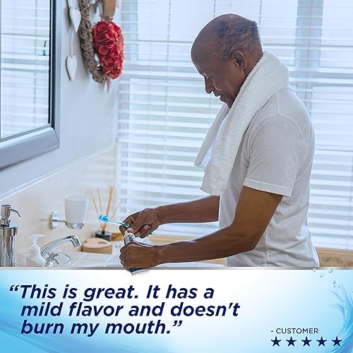 Miniatura 6 de biotène Pasta de dientes con flúor para síntomas de boca seca, tratamiento del mal aliento y prevención de caries, menta fresca, 4.3 onzas