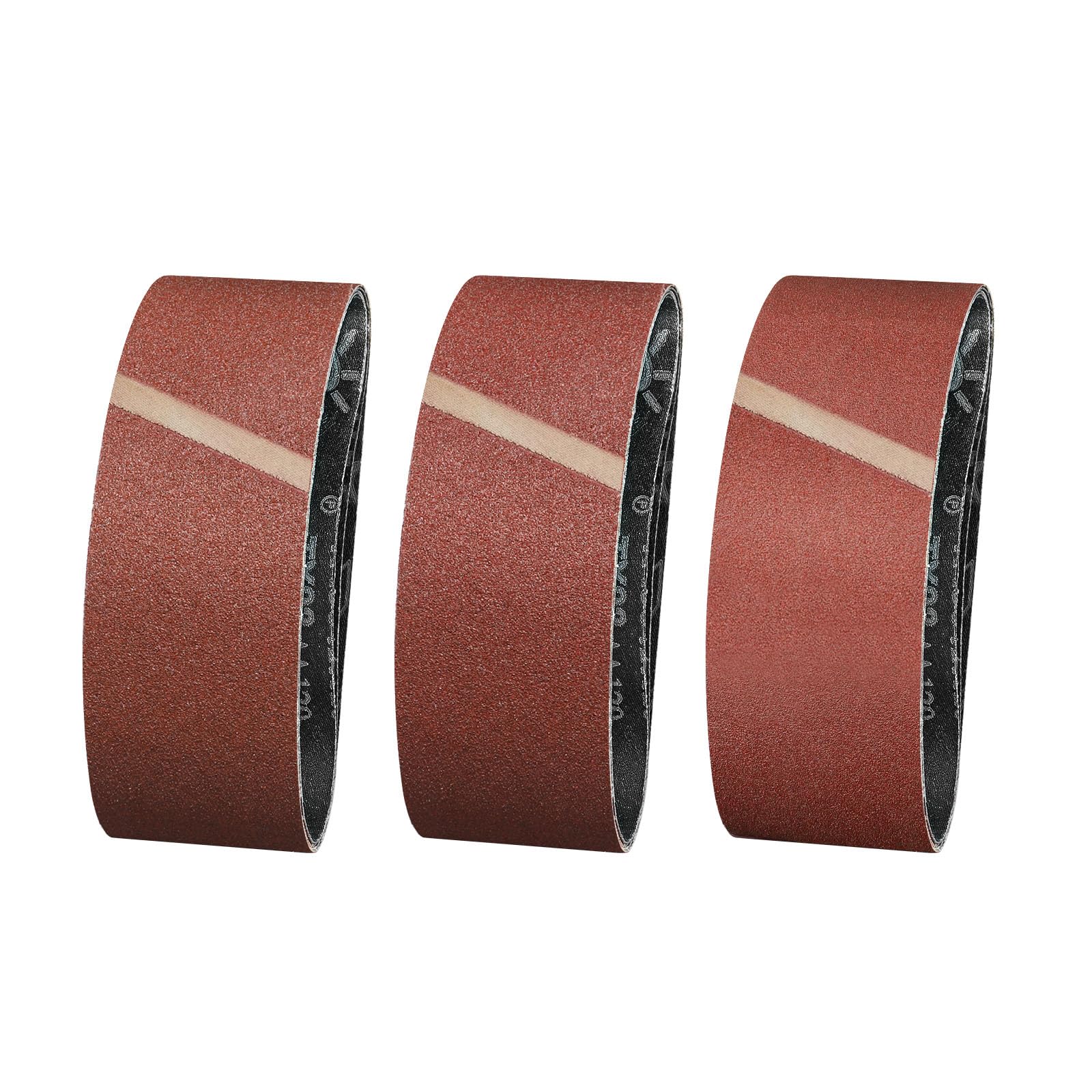 Lot De 30 Bandes Abrasives En Tissu Mélangées Pour Ponceuse à