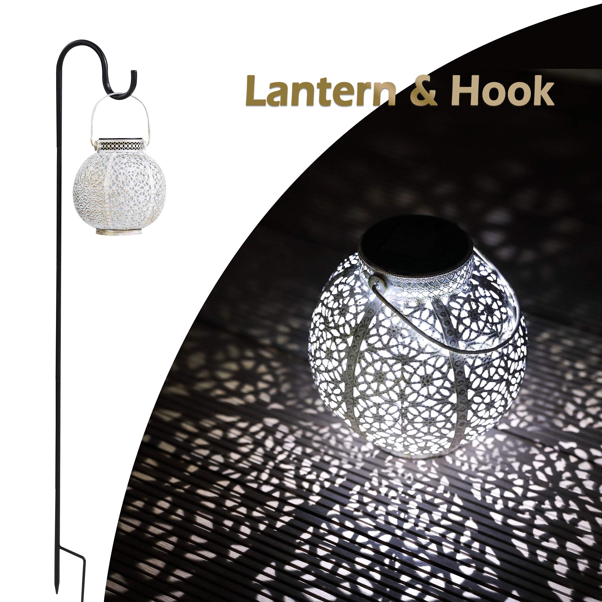 Buy SteadyDoggie Solar Lantern Hanging Solar Light with White LED