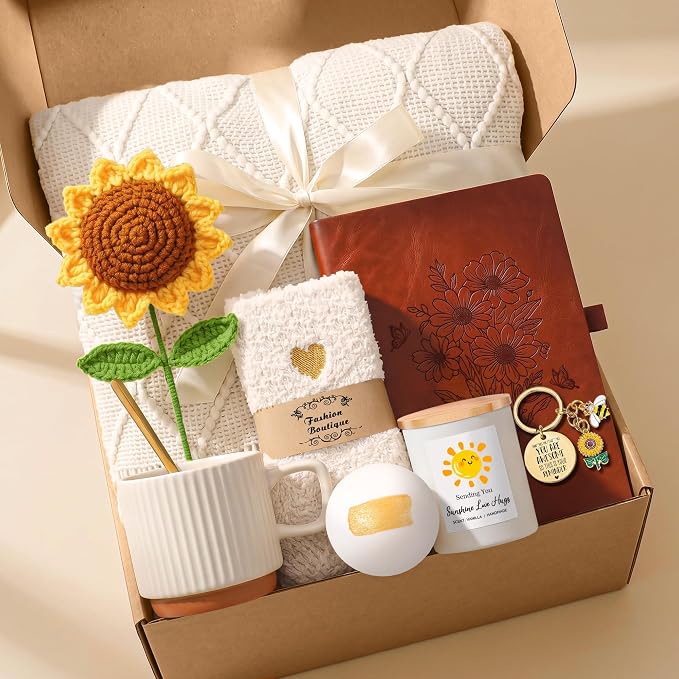 Sunflower Care Package: The Ultimate Self-Care Gift Set by Synstellar