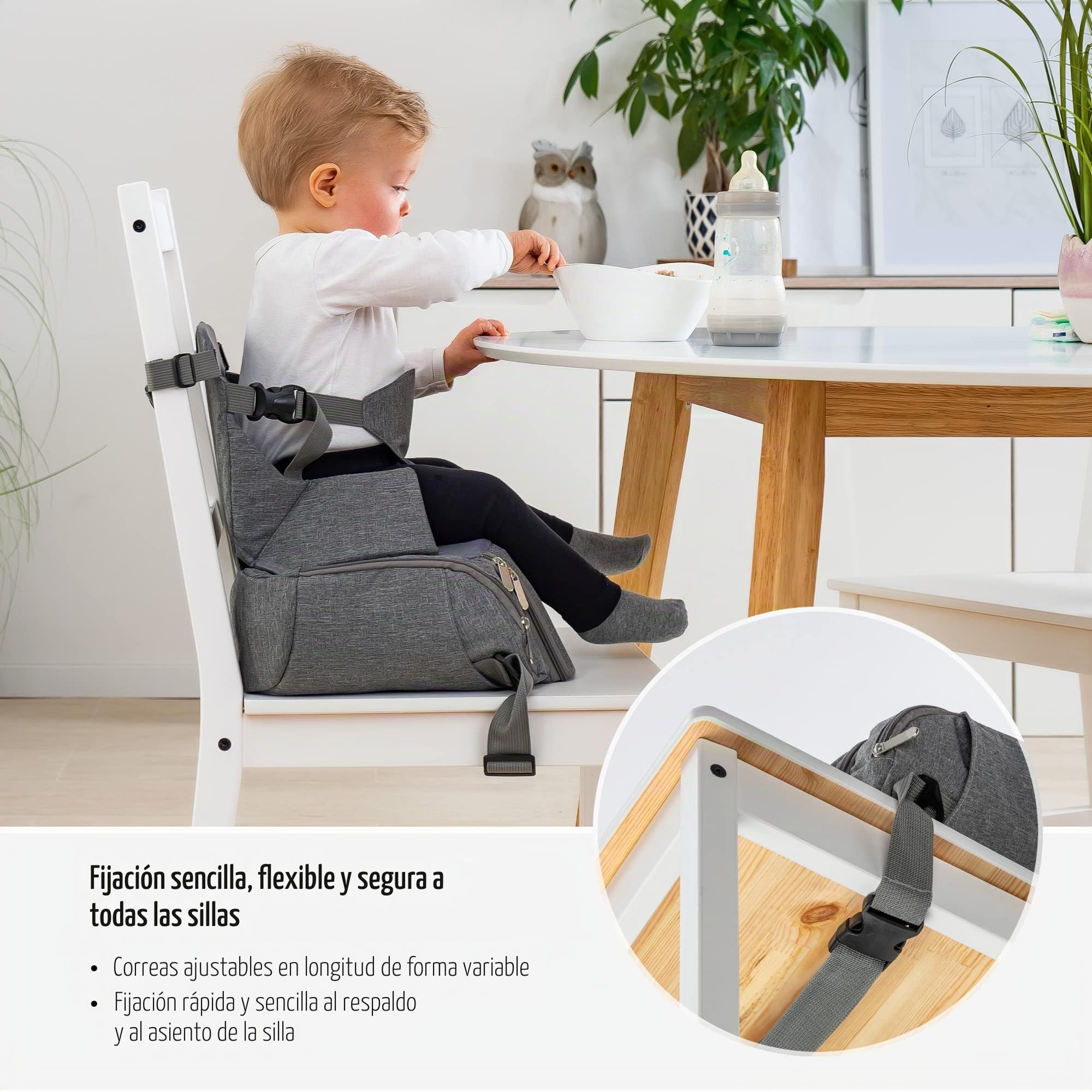 reer Growing - Asiento elevador para niños (8 botellas de PET)