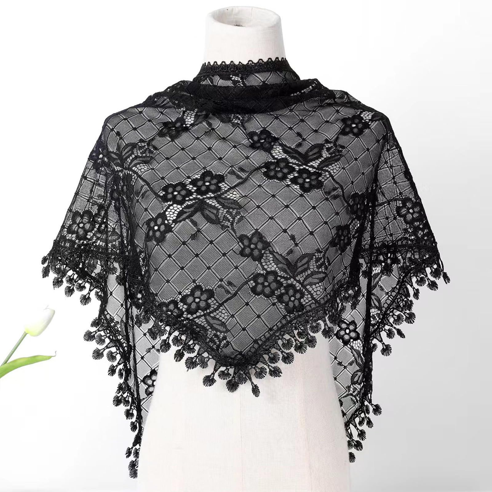 Vêtements Pour Femmes , Voile D'église En Dentelle Couvre