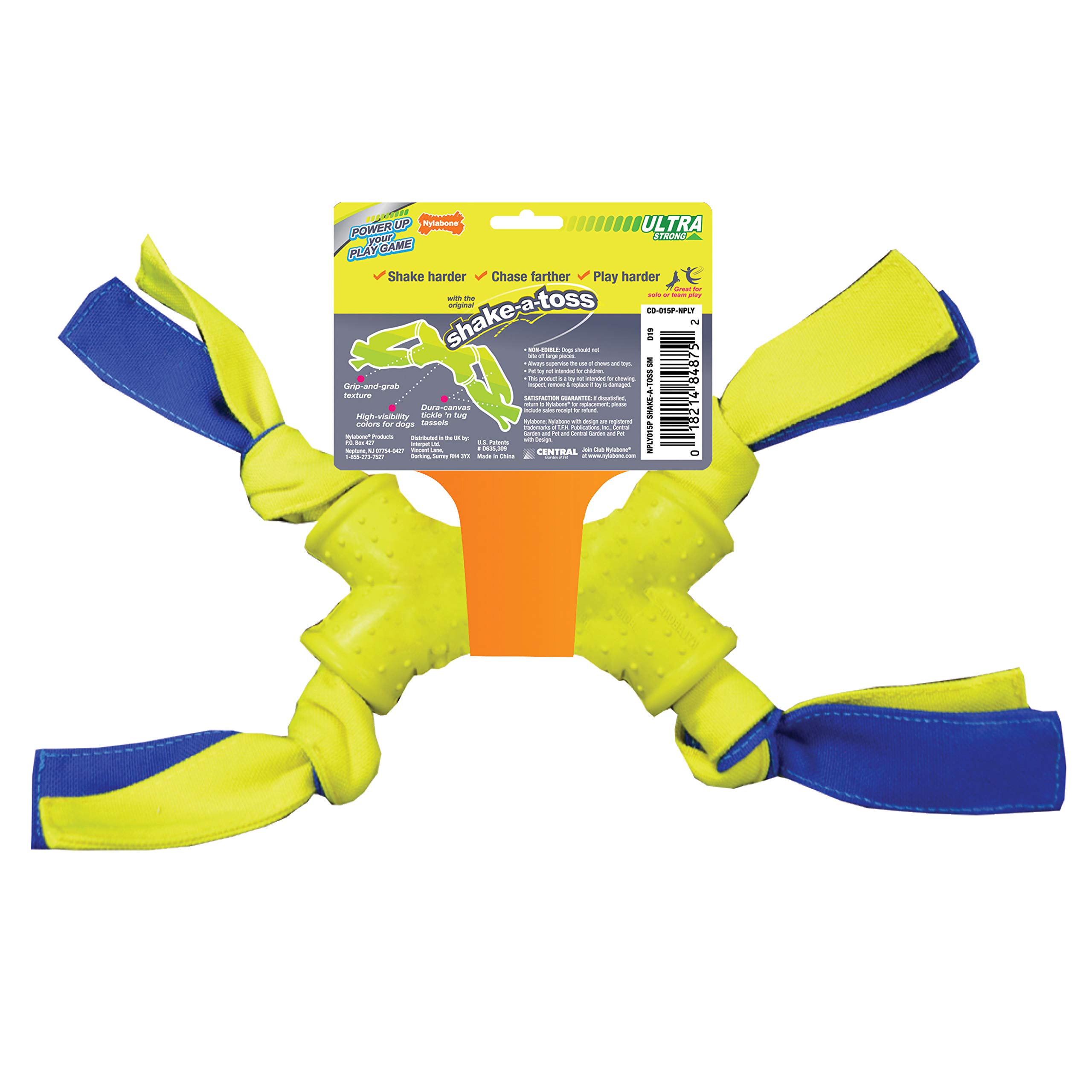 Nylabone Power Play Interaktives Apportierspielzeug für Hunde l Bereicherung Hundespielzeug für das ultimative Spielerlebnis