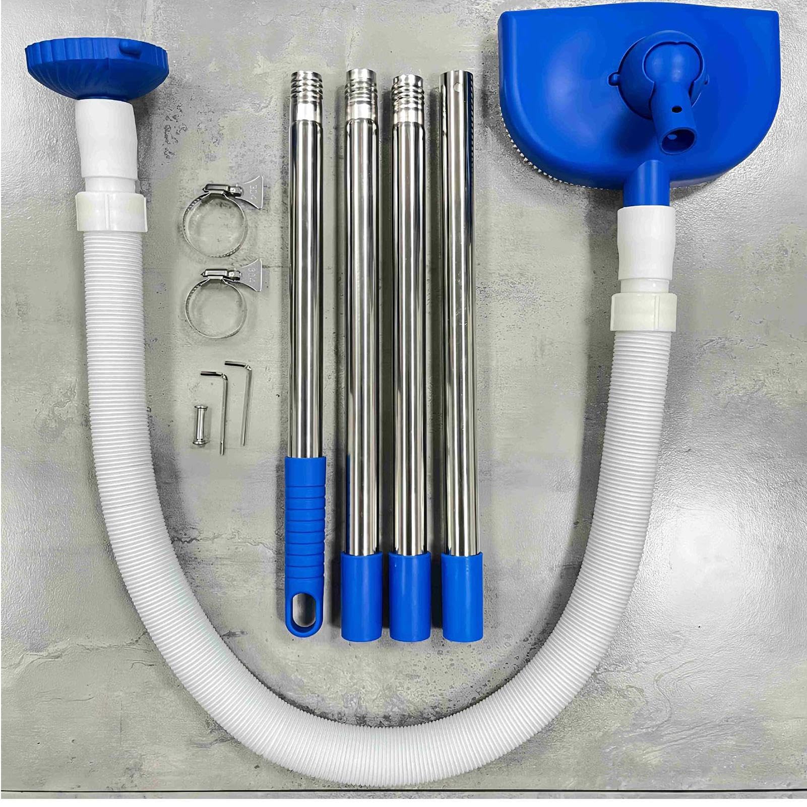 Aspirapolvere Per La Piscina Aspirapolvere Portatile Automatico Per Vasca | Pulitore A Suzione Per Piscina Adatto a Spa Nuoto Cortile Laghetto Fontana Giardino Patio All'Aperto