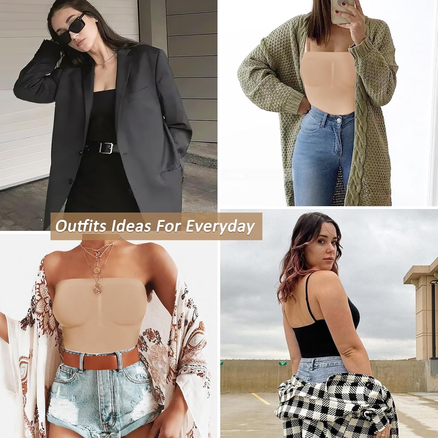 Strapless Shapewear Thong for Women Tummy Control Tube Top Bodysuits One Piece Leotard - Image 5