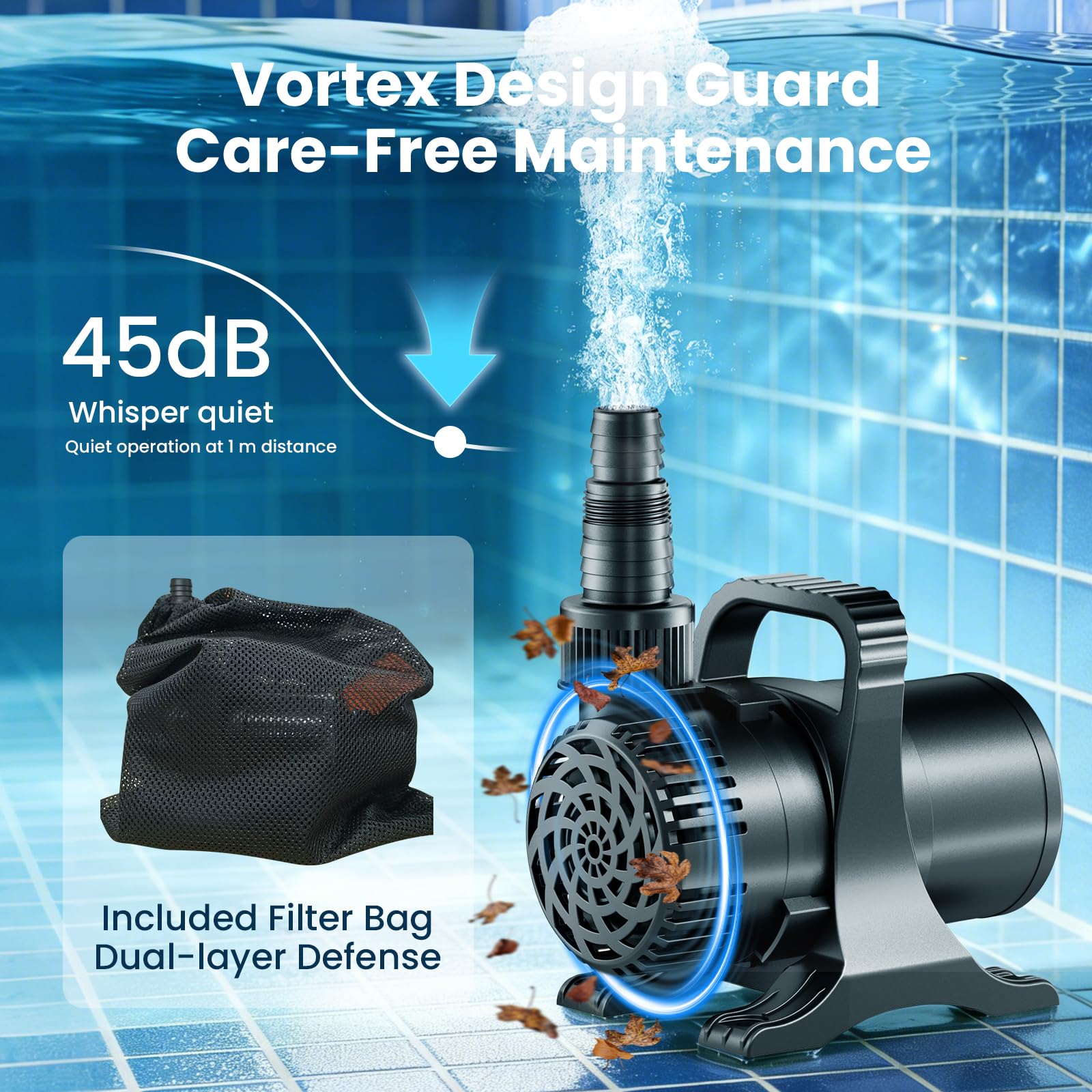 OYO WATER Bomba de estanque PG6600S