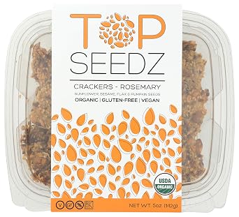 Top Seedz, Crackers Rosemary Organic, 5 Ounce