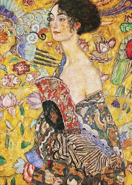 Moruska Lady with Fan by Gustav Klimt Jigsaw...