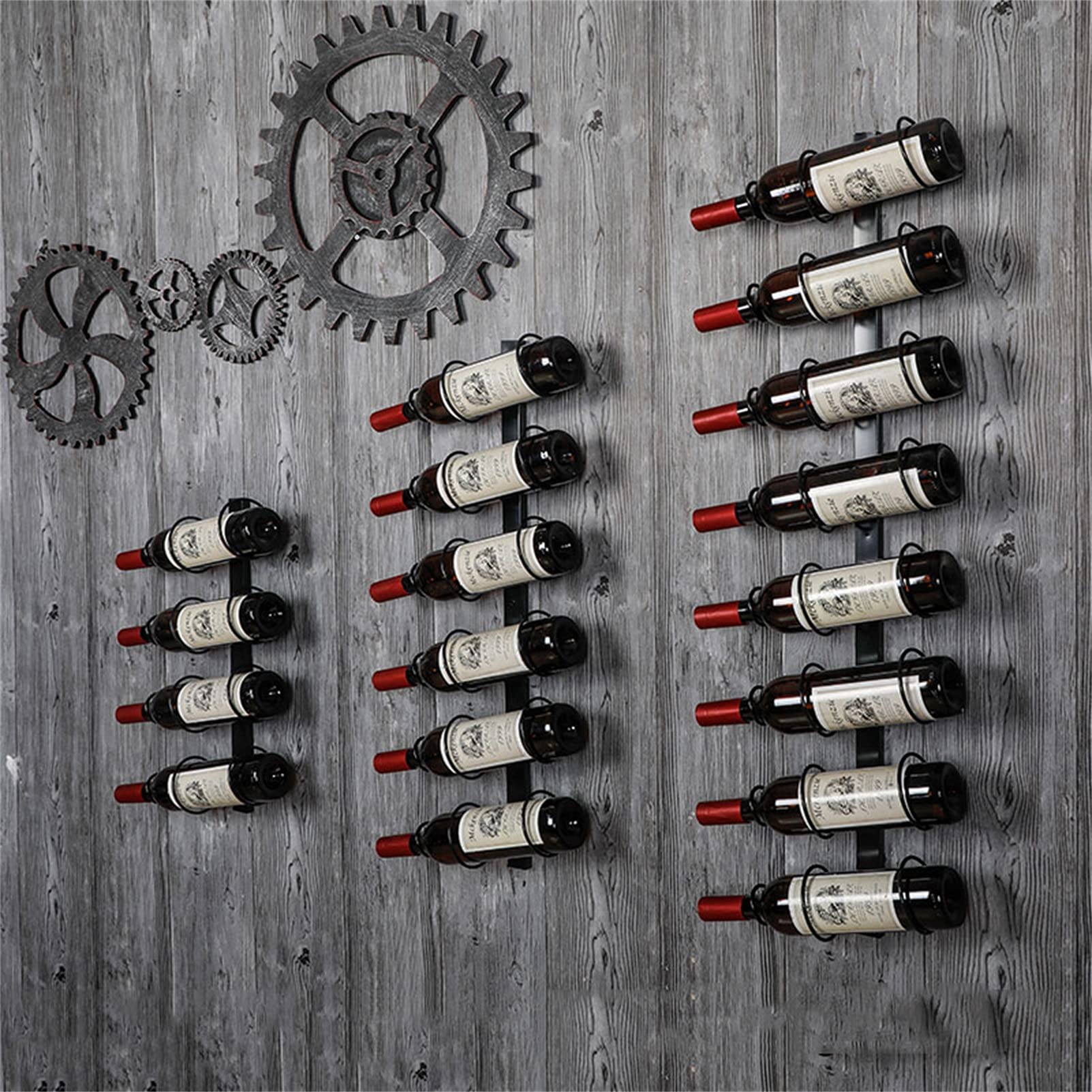 Casier à vin mural pour cuisine encombrée : rangez vos bouteilles avec style