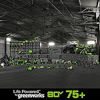 Vista 7 de Combo de soplador y desbrozadora Greenworks Pro 80 V inalámbrico, 2.0 Ah, batería incluida, modelo STBS80L210