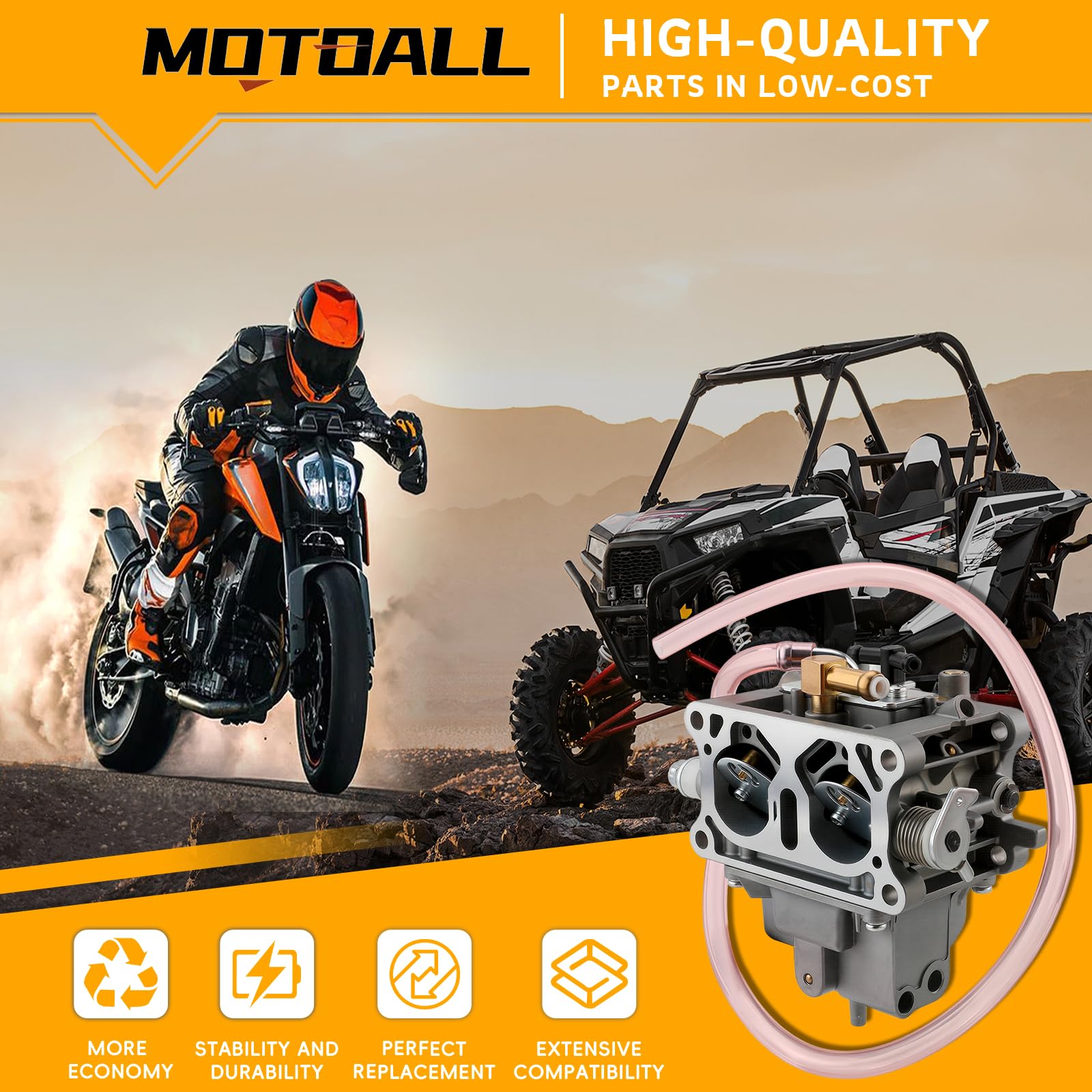 Amazon.com: MOTOALL 15003-2766 Carburetor for KAWASAKI Mule