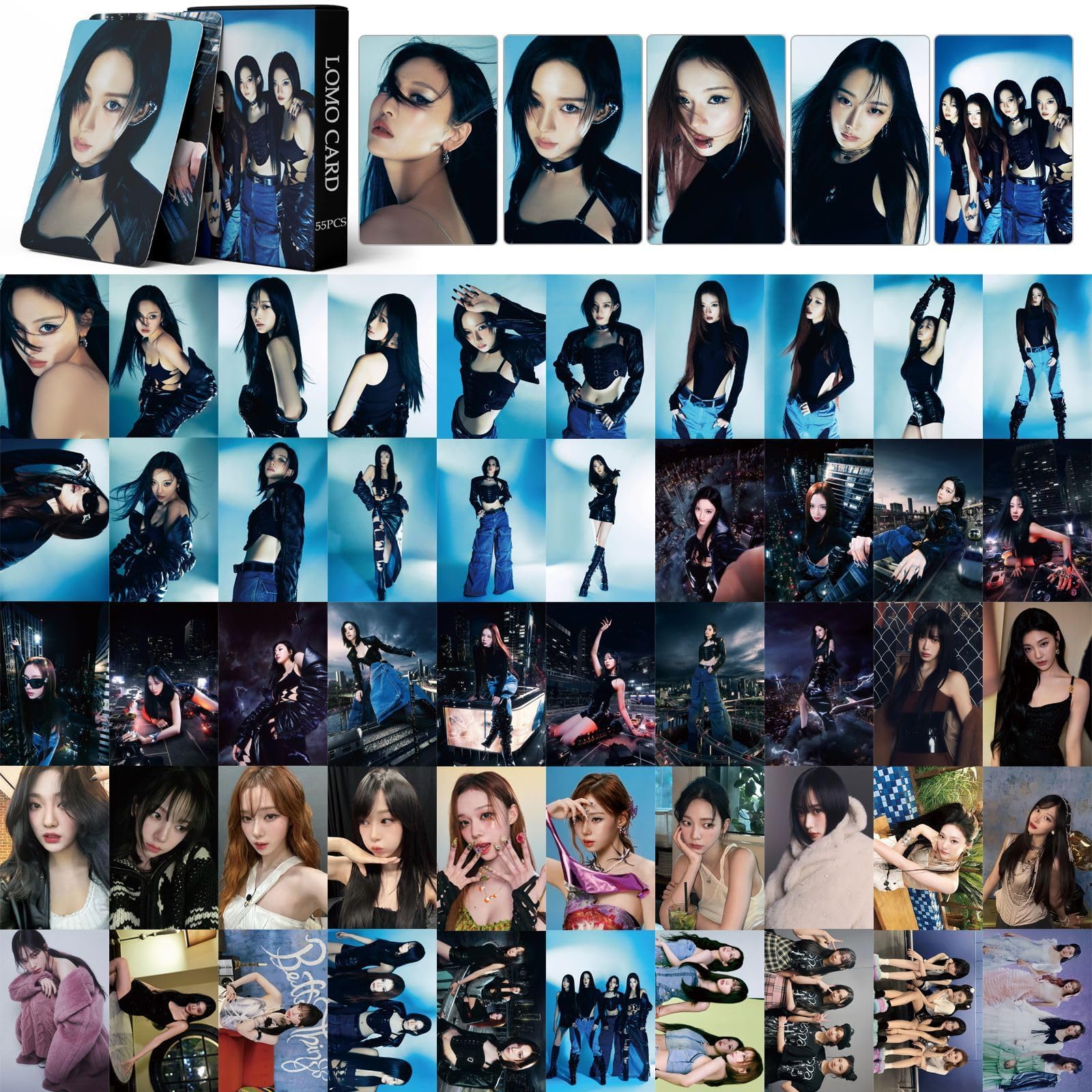 5 Pack/150 Pcs Kpop Twice Lomo Card Photocards With Greeting Card - View #12