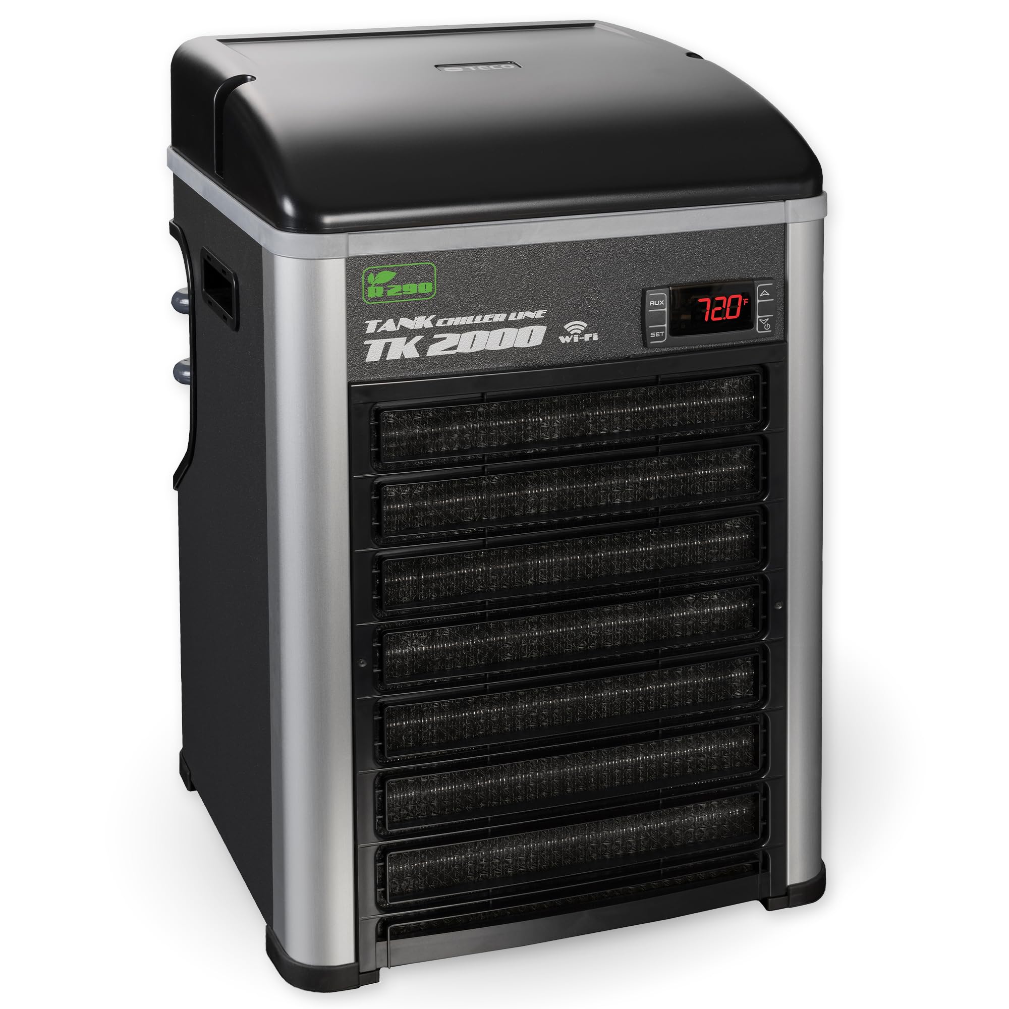 TECO 1/3 HP Aquarium Water Chiller & Heater - Ultra-Quiet, Energy-Efficient Temperature Control for Reef, Saltwater, Freshwater & Axolotl Tanks up to