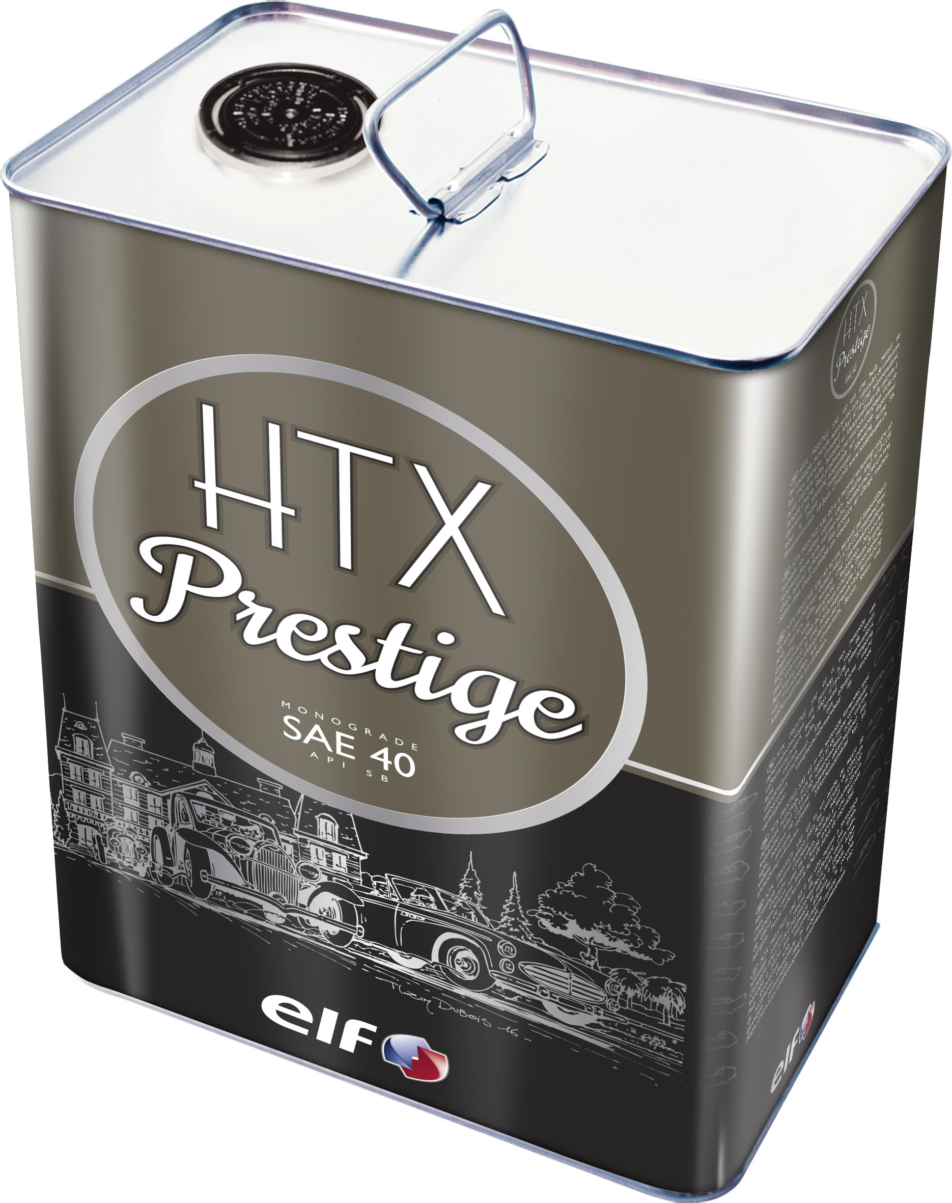 ELF HTX PRESTIGE SAE 40, Huile moteur, 5 litres