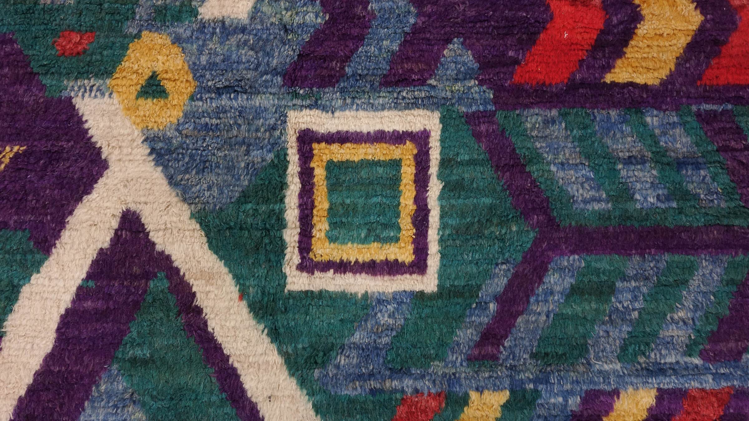 Afghan Berber Maroccan Tapis design tissé à la main Vert moderne Orient B 200 x 300 cm