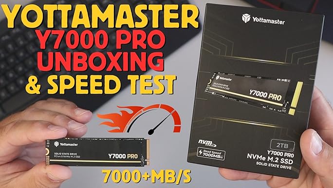 Amazon.com: Yottamaster Y7000Pro 2TB SSD M.2 PCIe 4.0, hasta 7000