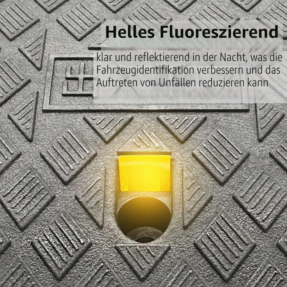JAHOMFAI Bordsteinrampen, Aus Robustem Kunststoff, 2 Stück Tragbar Rampe Rollstuhl Türschwellenrampe für Auffahrt, Gehweg, Motorrad, Roller, Autos, mit 2 Erweiterungsbolzen(Schwarz 27 x 25 x 11 cm)