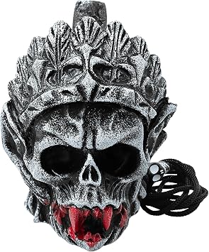 Aztec Death Whistle - Silbato Azteca Loudest, Produces Loud Human-Like Screams at High Decibels, Self-Defense Whistle, Great Gift Idea - Knight