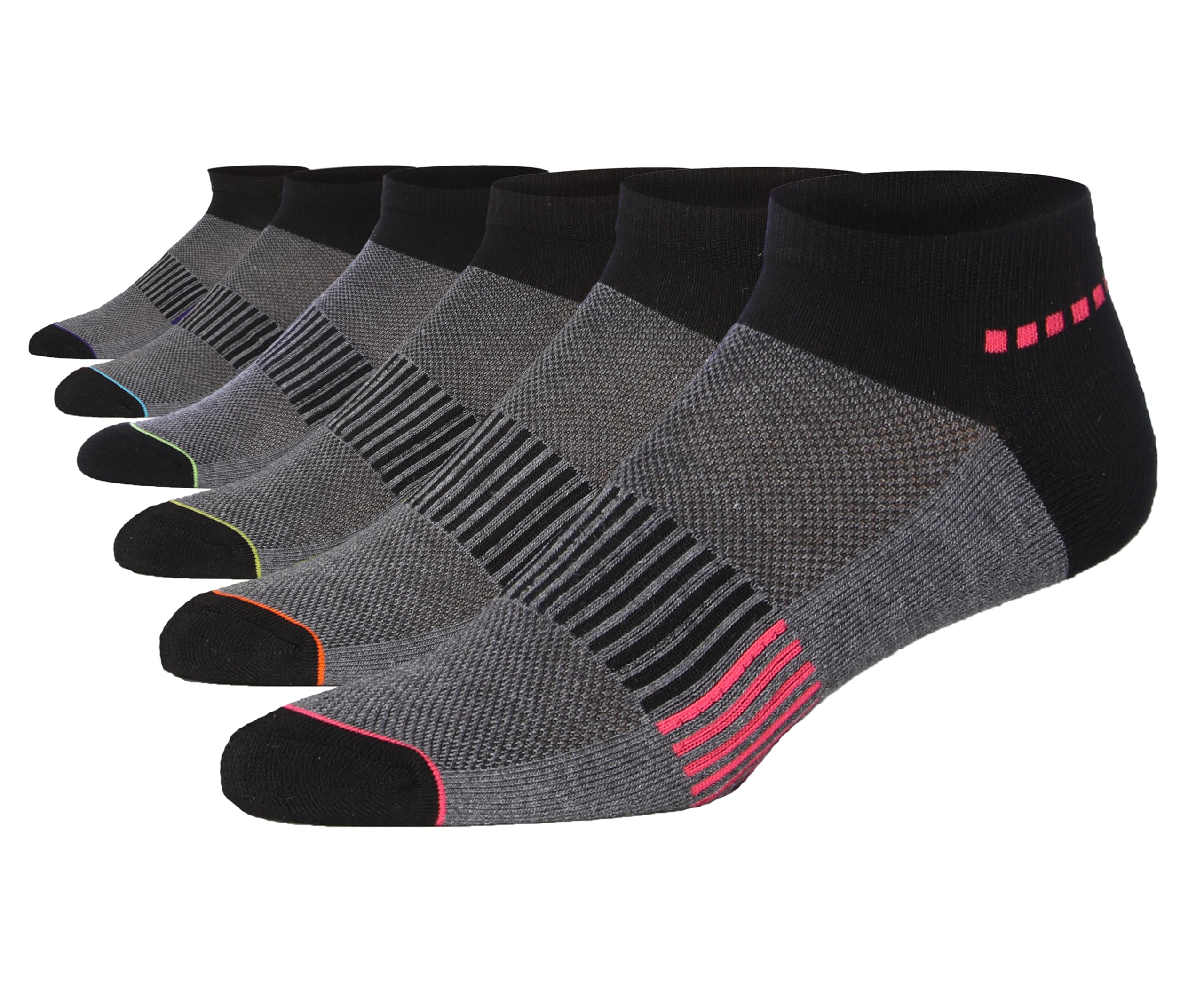JAMES FIALLO sportliche gepolsterte tief geschnittene Sportsocken für Herren 6er-Pack - Bild 10 von 10