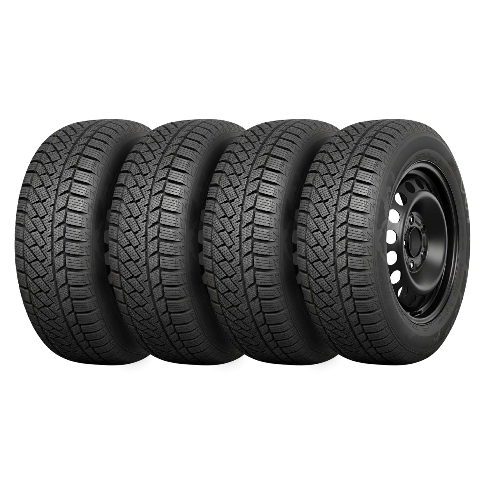 車のパーツ 215/55r18 215/55R18 99H Tectonic HD687 Winter Tires & Steel Wheels Assembly