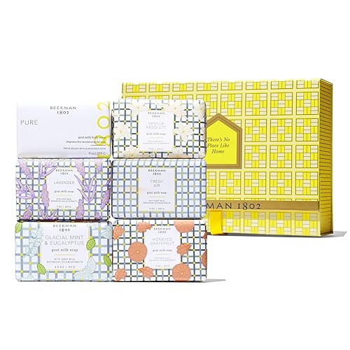 Miniatura 43 de Beekman 1802 Barra de jabón corporal de leche de cabra, puro, sin fragancia, 9 onzas, nutre, hidrata e hidrata - Jabón 100% vegetal con ácido