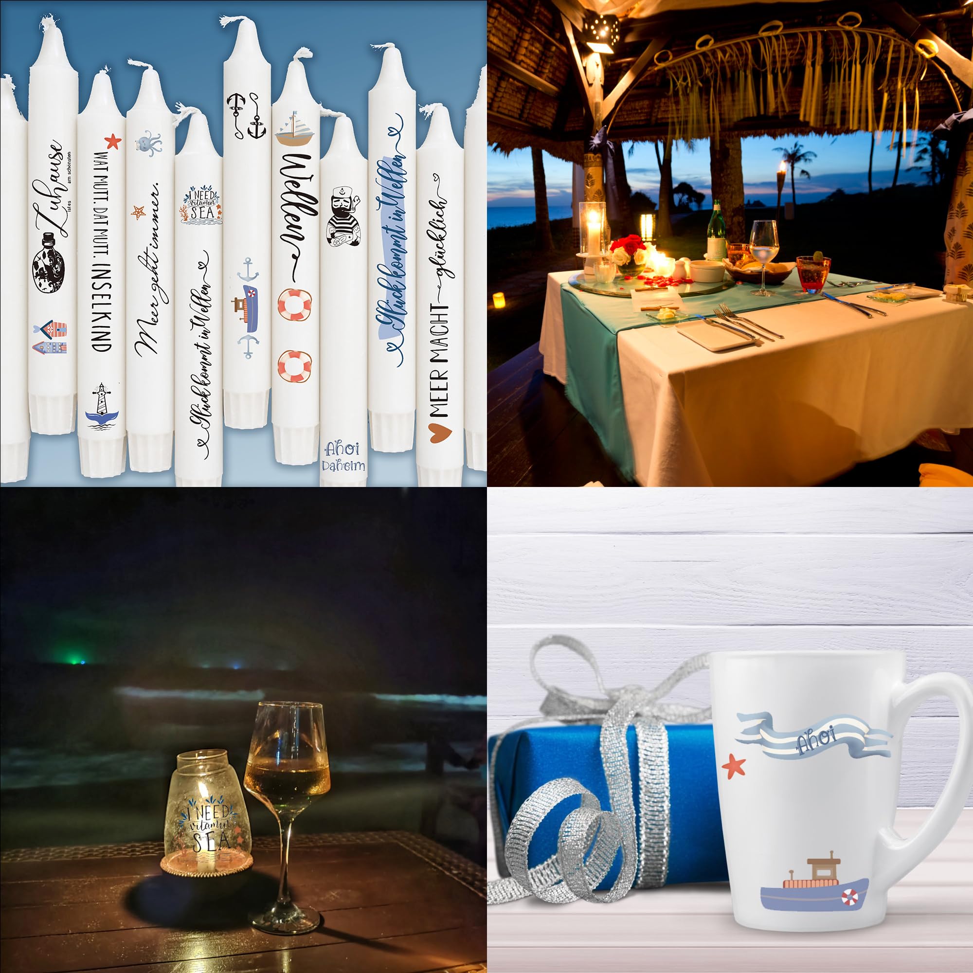 SUGERU® Lot de 6 films pour bougies (200 + motifs) DIN A5, impression par transfert à l'eau, film coulissant pour bougies, autocollants, inscriptions, personne préférée, Happy Birthday (anniversaire SUGERU® Lot de 6 films pour bougies (200 + motifs) DIN A5, impression par transfert à l'eau, film coulissant pour bougies, autocollants, inscriptions, personne préférée, Happy Birthday (anniversaire