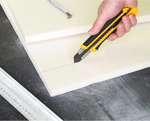 Miniatura 7 de OLFA Cuchillo utilitario extra resistente de 0.984 in (XH-AL) - Cuchillo multiusos de agarre antideslizante con mango de fibra de vidrio reforzado y