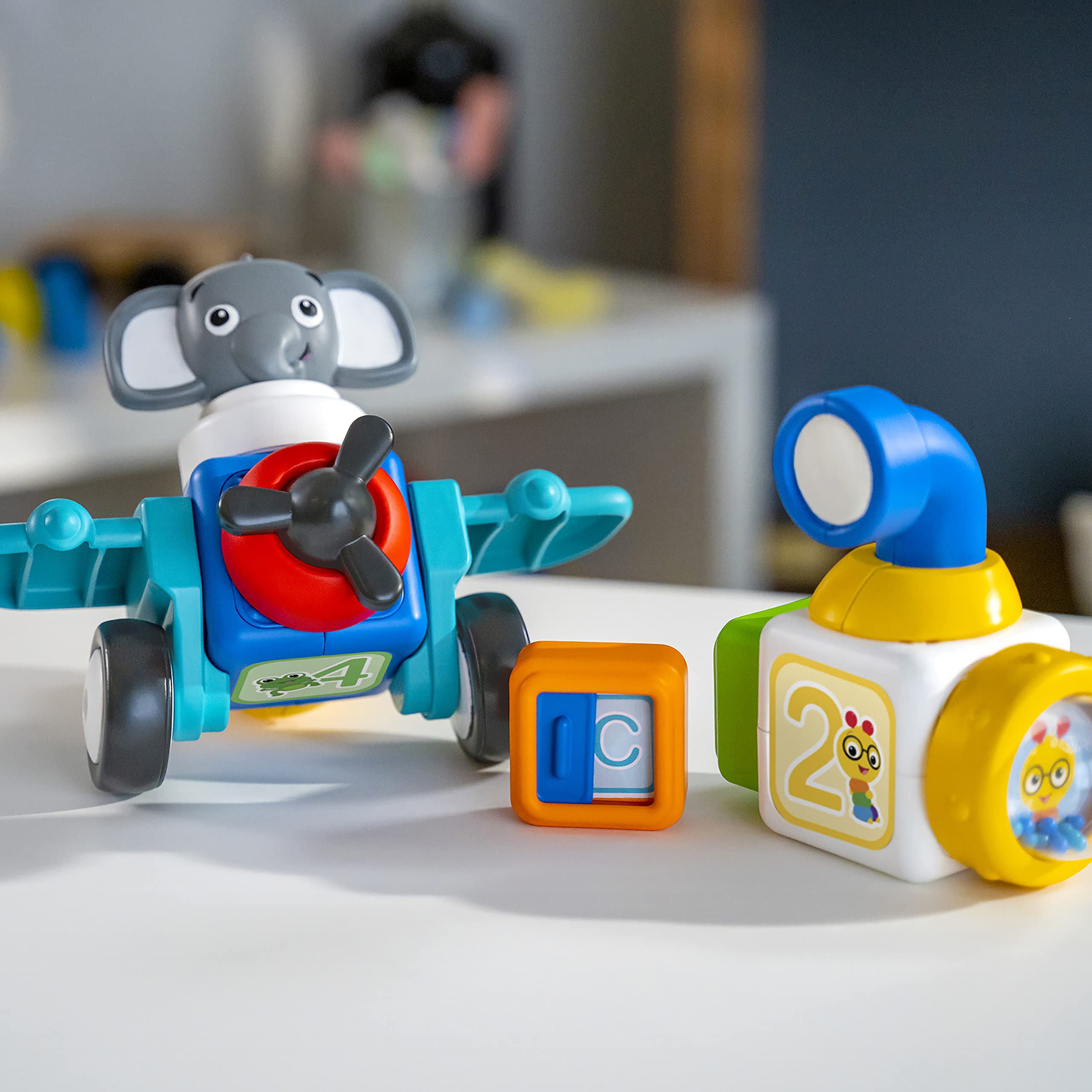Podłączane kostki magnetyczne Dive & Soar od Baby Einstein, dzieci od 6 miesięcy, 11 sztuk, 12817