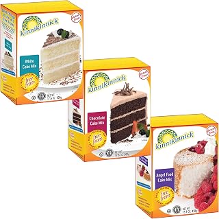 Kinnikinnick Cake Mix Variety Pack - Gluten Free, Allergy Friendly - 3 Pack, 1 of Each