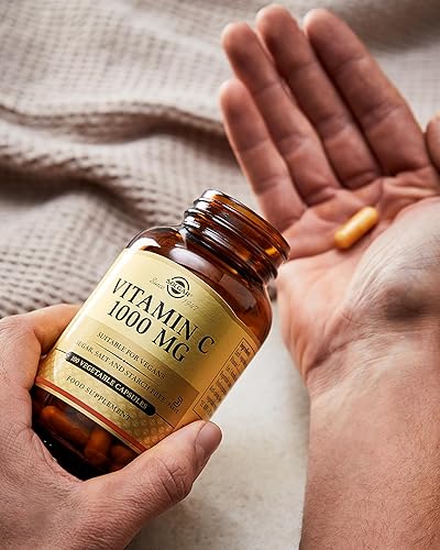 Miniatura 6 de Solgar Vitamina C 1000 mg 100 cápsulas vegetales - Apoyo antioxidante e inmunológico - Salud general - Piel y articulaciones saludables - Suplemento