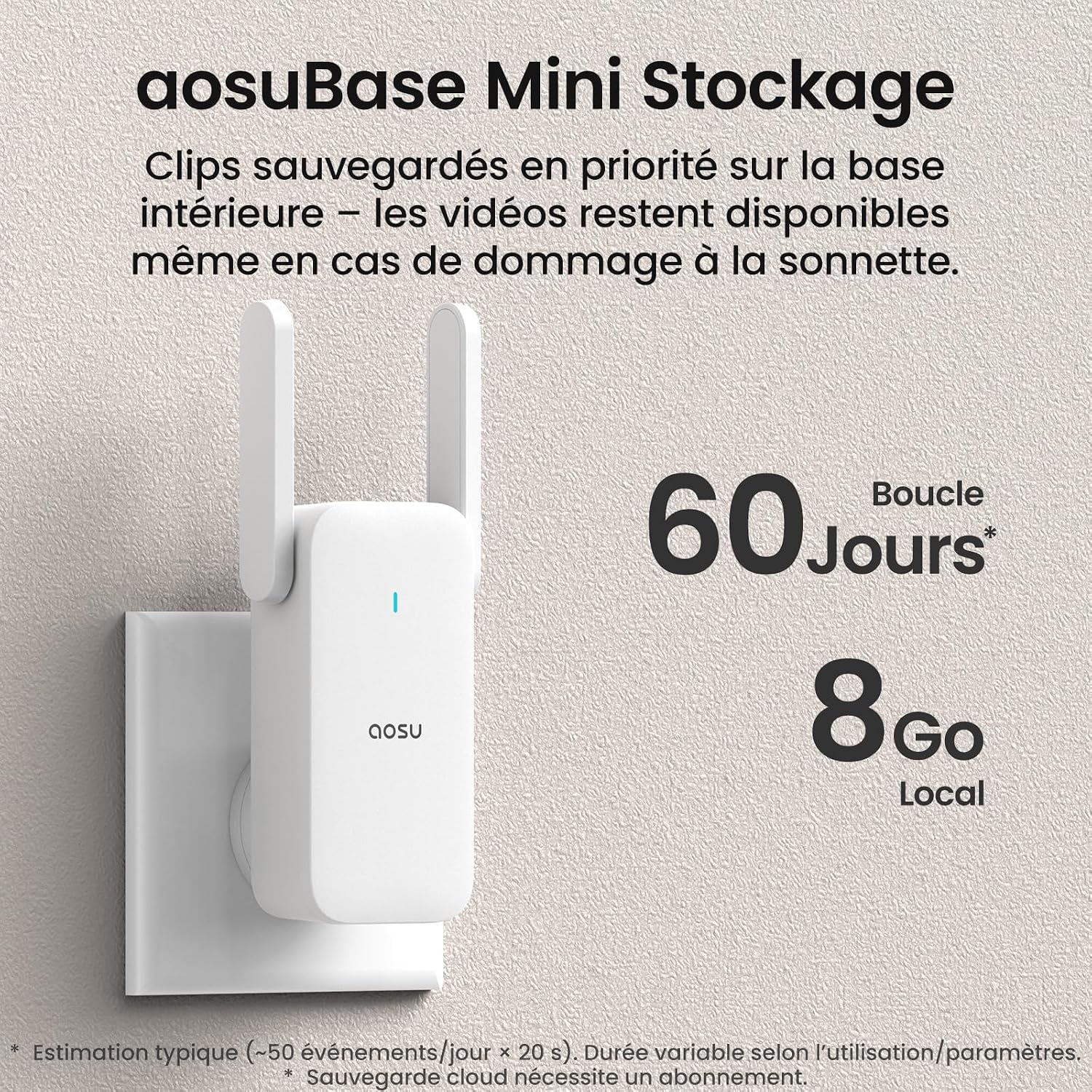 sonnette vidéo sans fil – vue détaillée