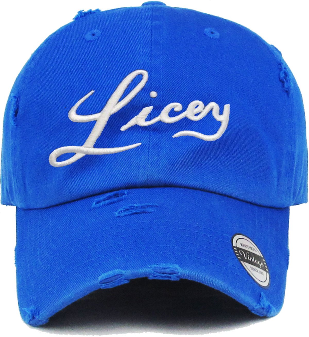 Dominican Baseball Team Licey Sport Cap (Vintage Blue)