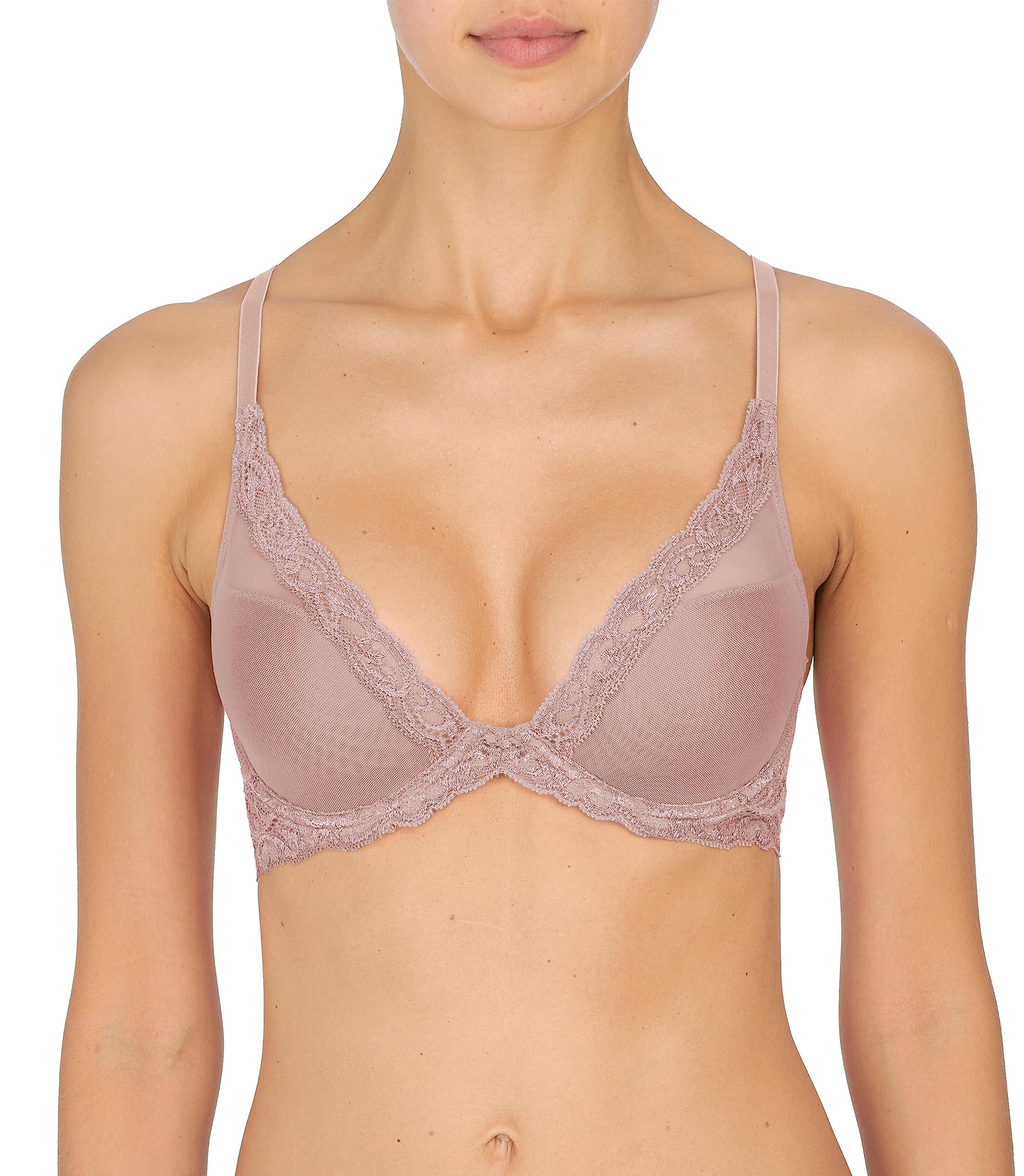 Natori Women Feathers Lace Plunge T-Shirt Bra — view 49