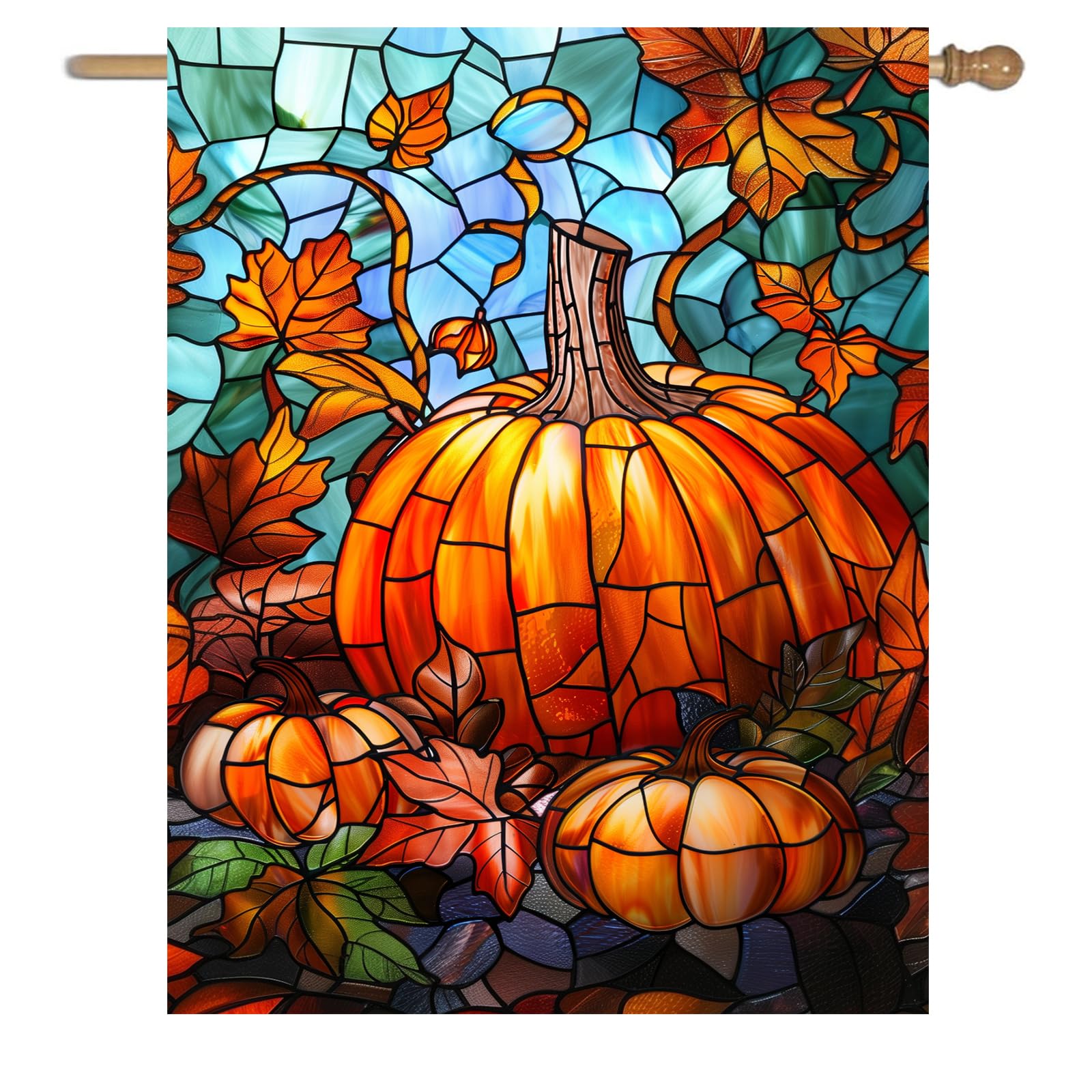 pumpkin様 Amazon.com : Pumpkin Fall Garden Flag Autumn flags 28x40