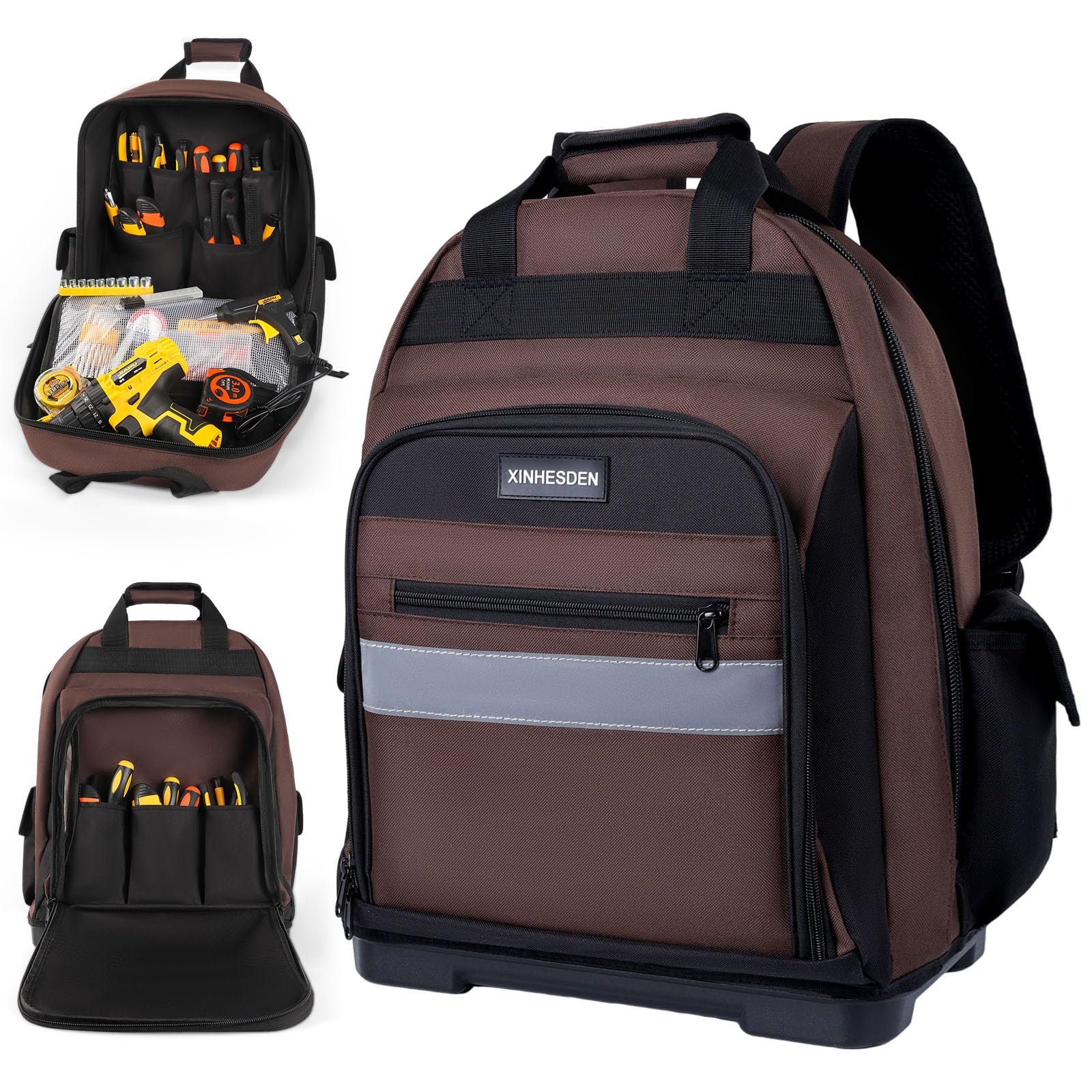 XINHESDEN Heavy Duty Tool Backpack