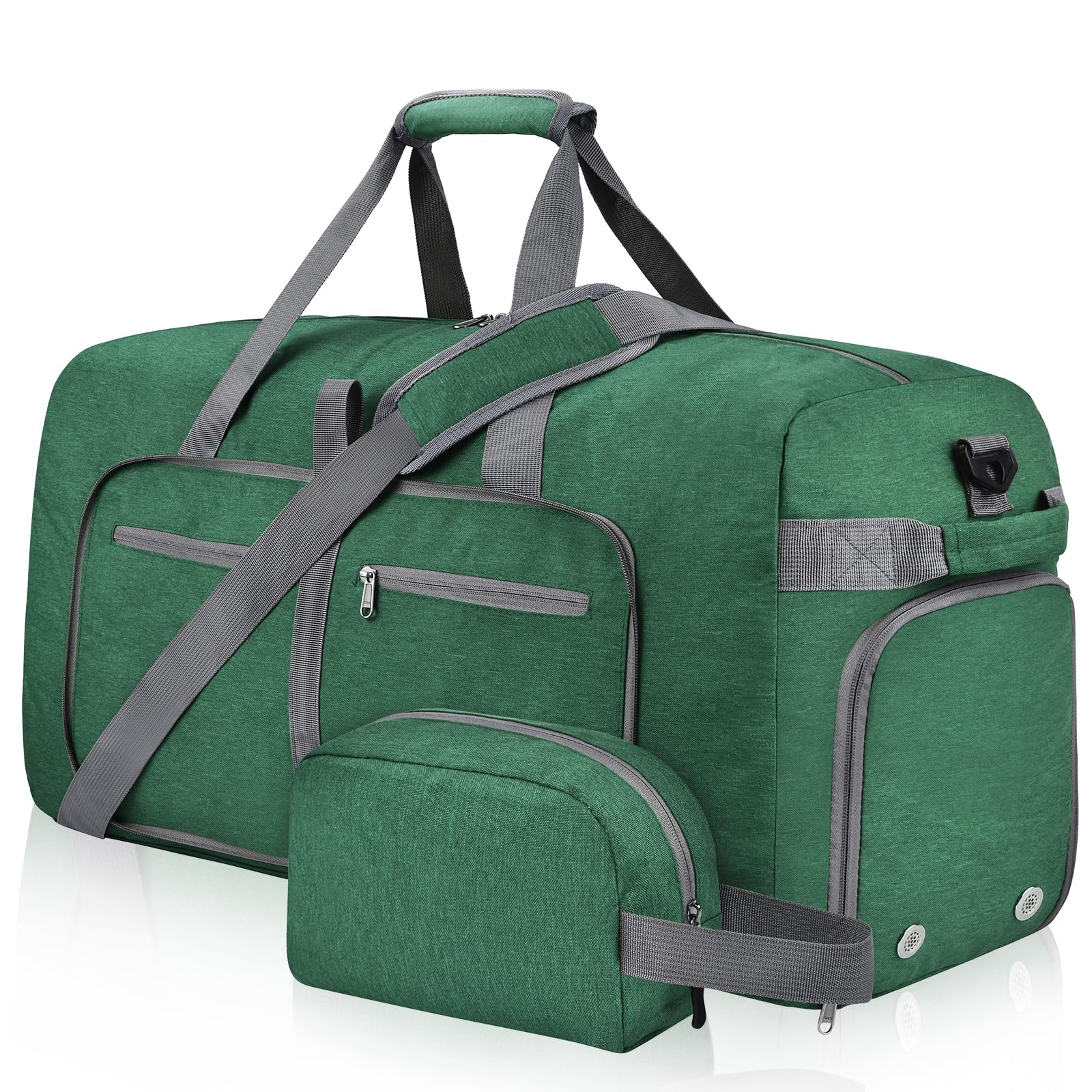 Felipe Varela Foldable Duffle Bag for Travel Weekend Overnight Gym Camping