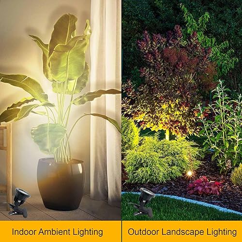 Miniatura 2 de Taysing Luces LED para exteriores, impermeables, con abrazadera, luces de paisaje, con clip para iluminación de acento, plantas, patio, jardín,