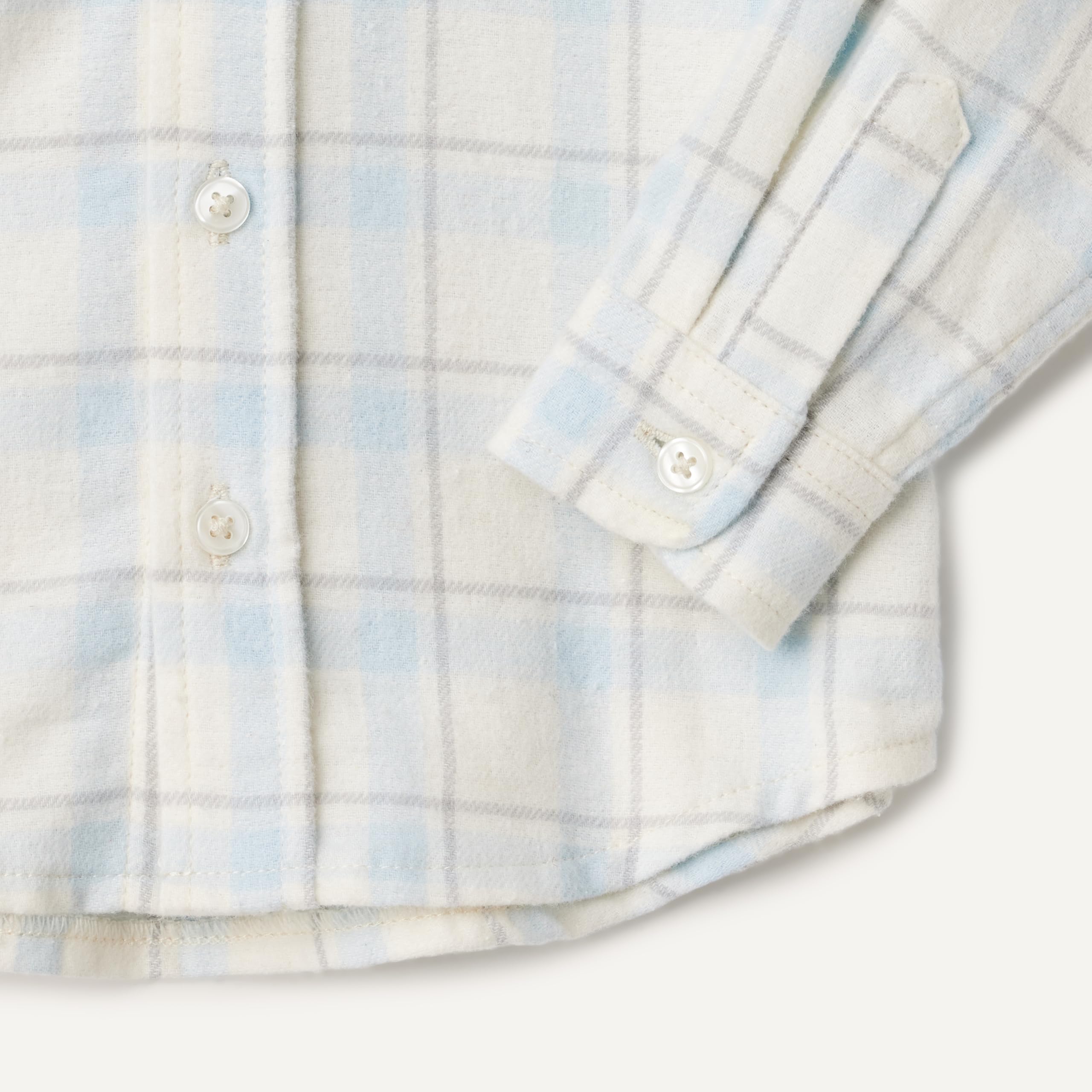 Amazon Essentials Unisex bebé Camisa de Franela de Cuadros con Botones