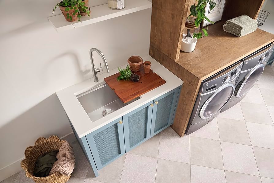 23Y-SB-1-3 RORU Ruvati Roma Undermount 32-in x 19-in Brushed Stainless Steel