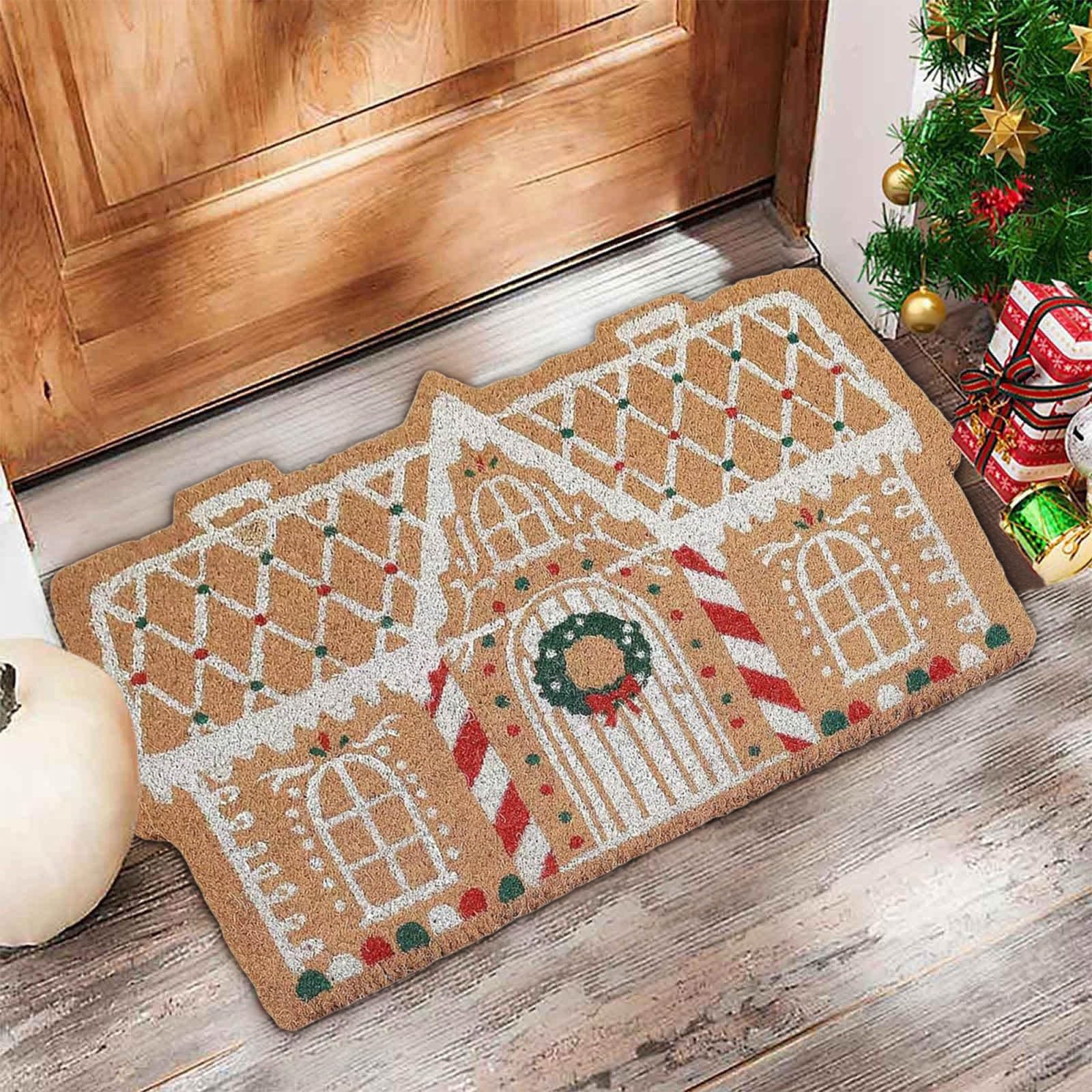 Amazon.com: Omexry Gingerbread Door Mat - Christmas Front Door