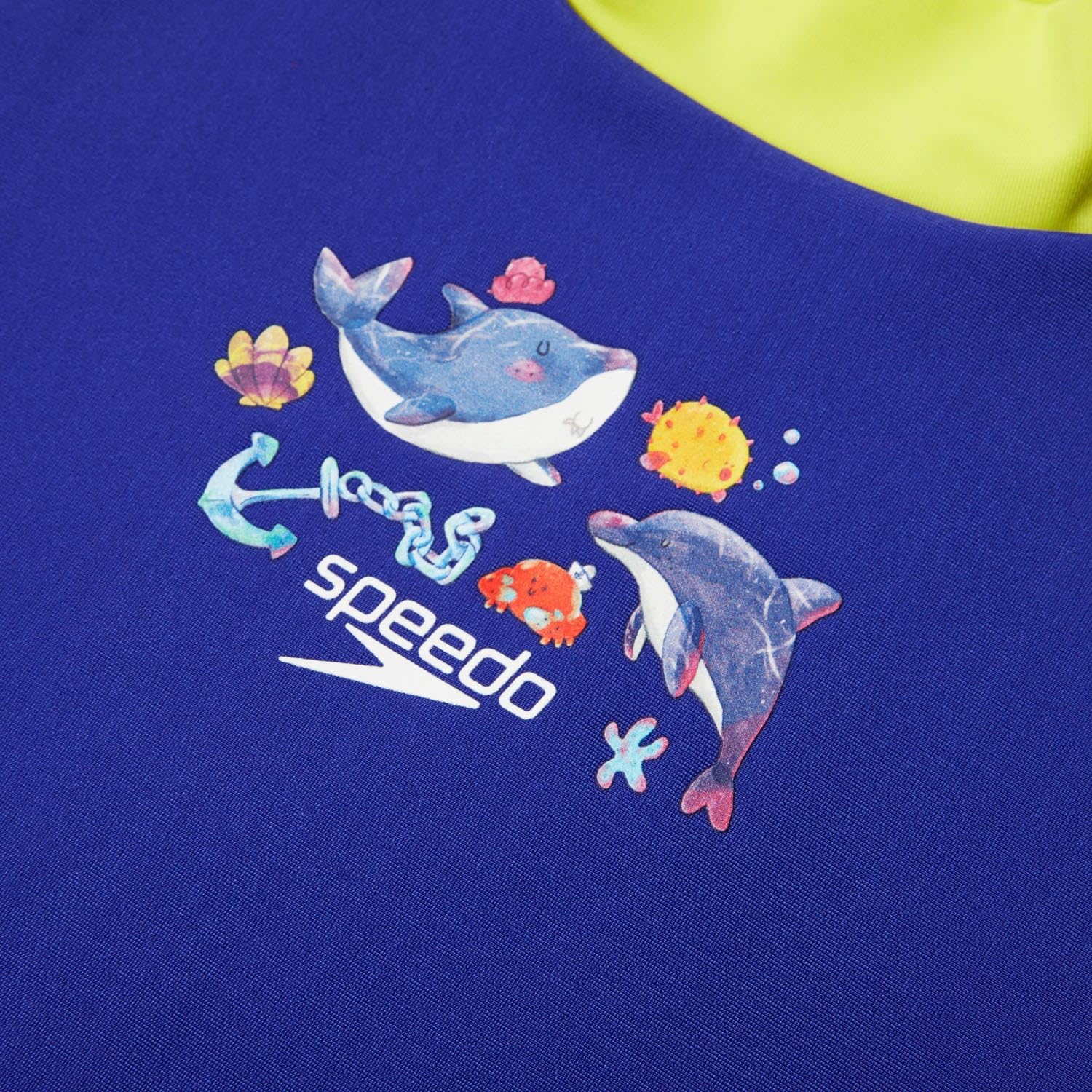 Speedo Conjunto de manga corta para niños y bebés, color azul