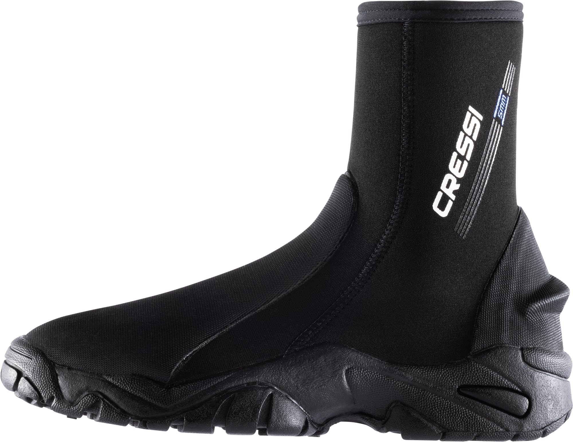 Cressi Korsor Sole Boots Botines de Buceo en Neopreno de 5mm con Suela rígida, Unisex-Adulto