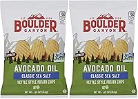 Vista 31 de Boulder Canyon Papas fritas - Hickory BBQ (1.5 oz/Caja de 55)