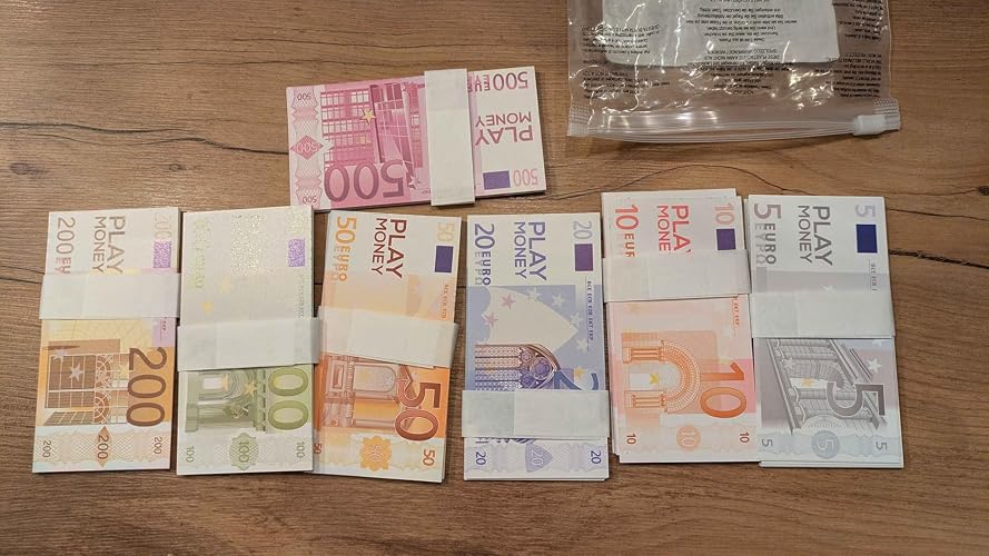 Imitez un Marchand: Jeu avec Pièces et Billets en Euro - Parfait pour l'Apprentissage