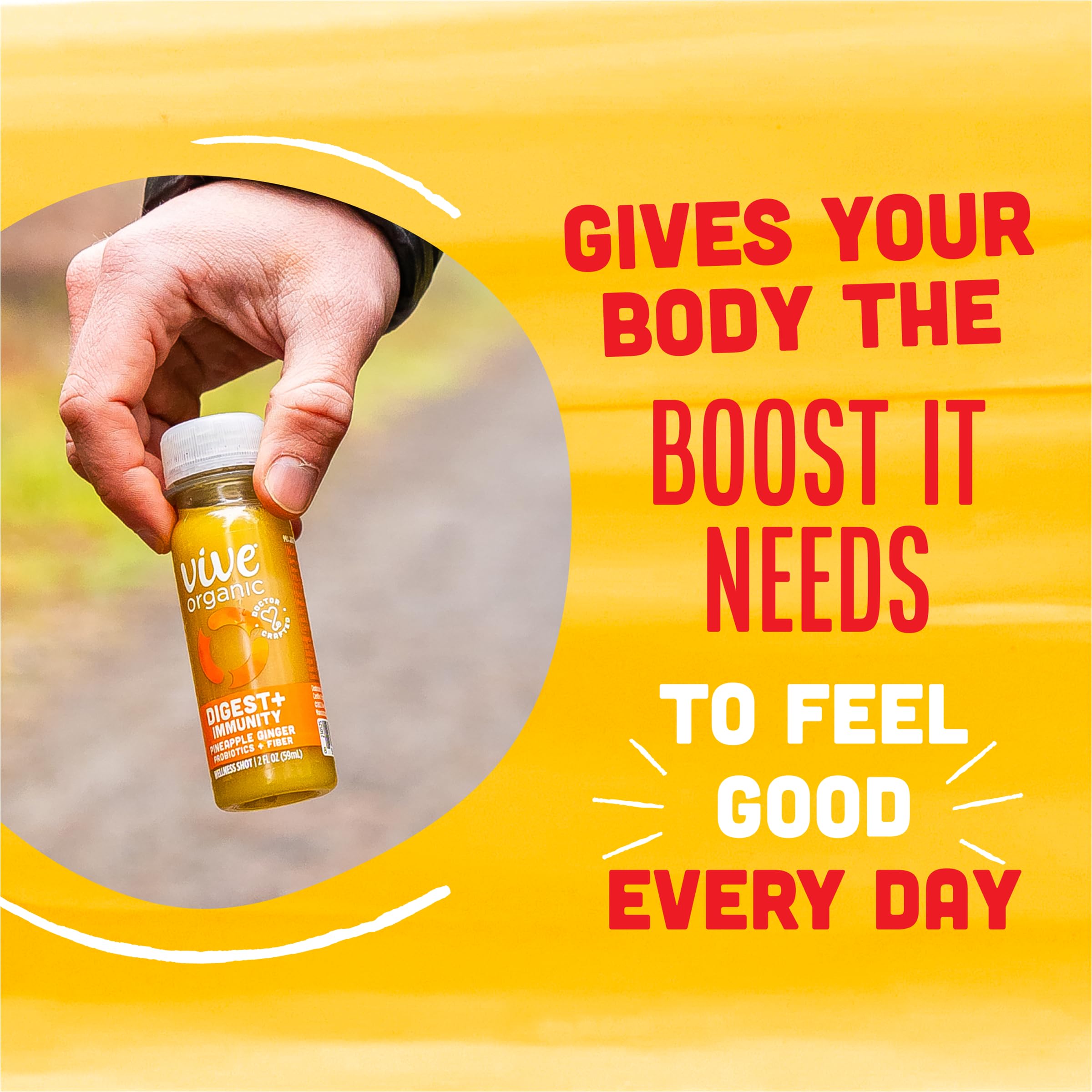 Vive Organic Digest + Immunity Pineapple Ginger Wellness Shot, 2