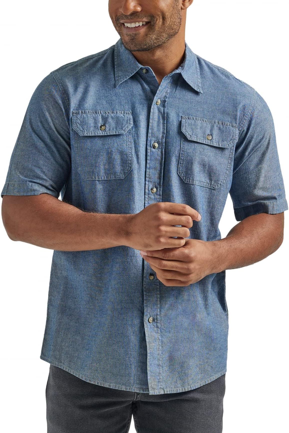 Men's Short Sleeve Classic Woven Shirt
